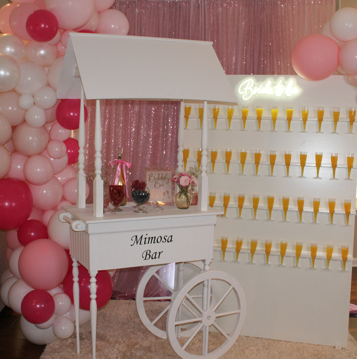Mimosa Bar Rental - Bubbly Bar - Customizable Themes and Text – Stelladora