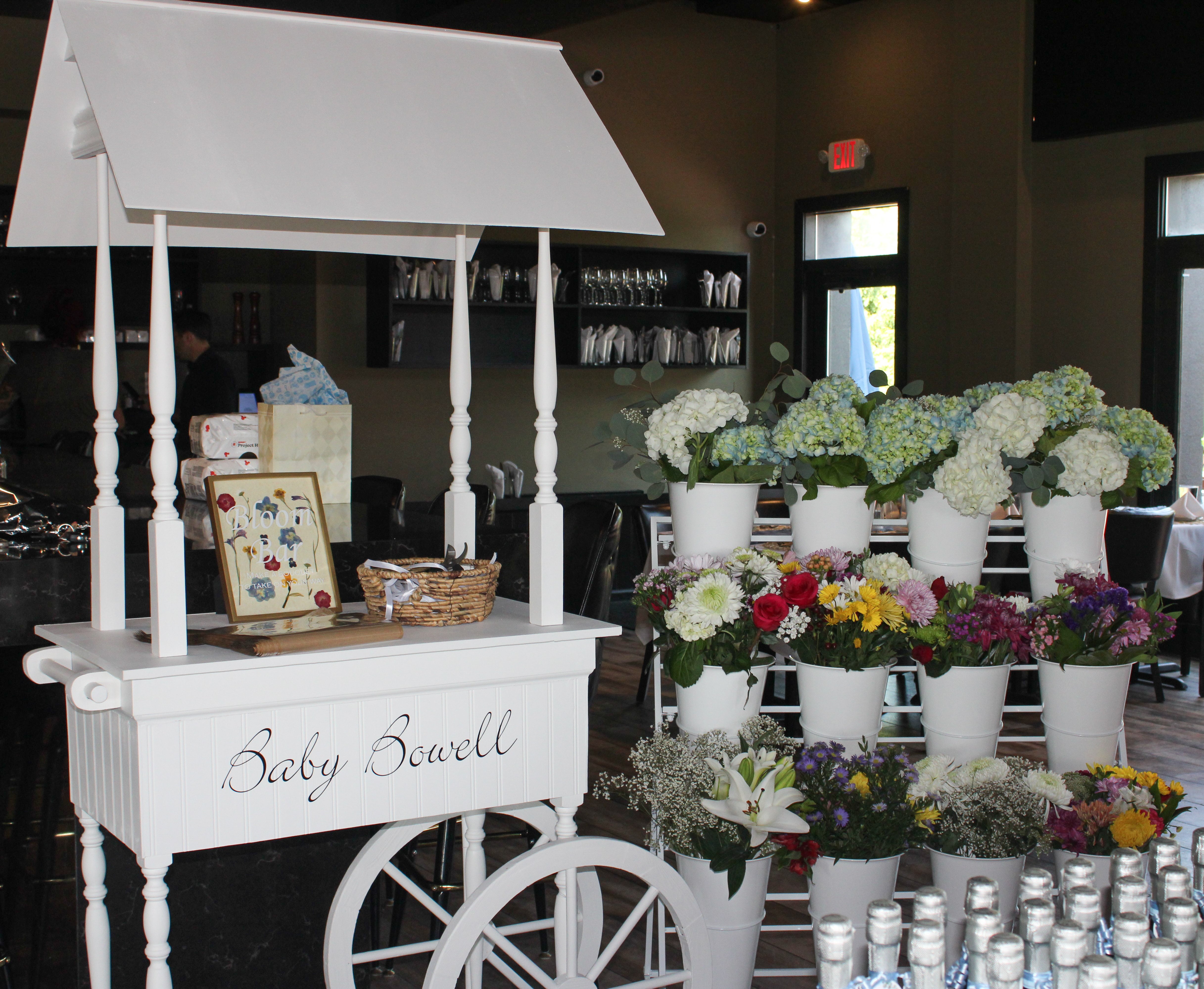 Flower Bloom Bar Rental Rva Flower Bar- Display Cart Rental - Bloom Bar- We Deliver and Set Up ...