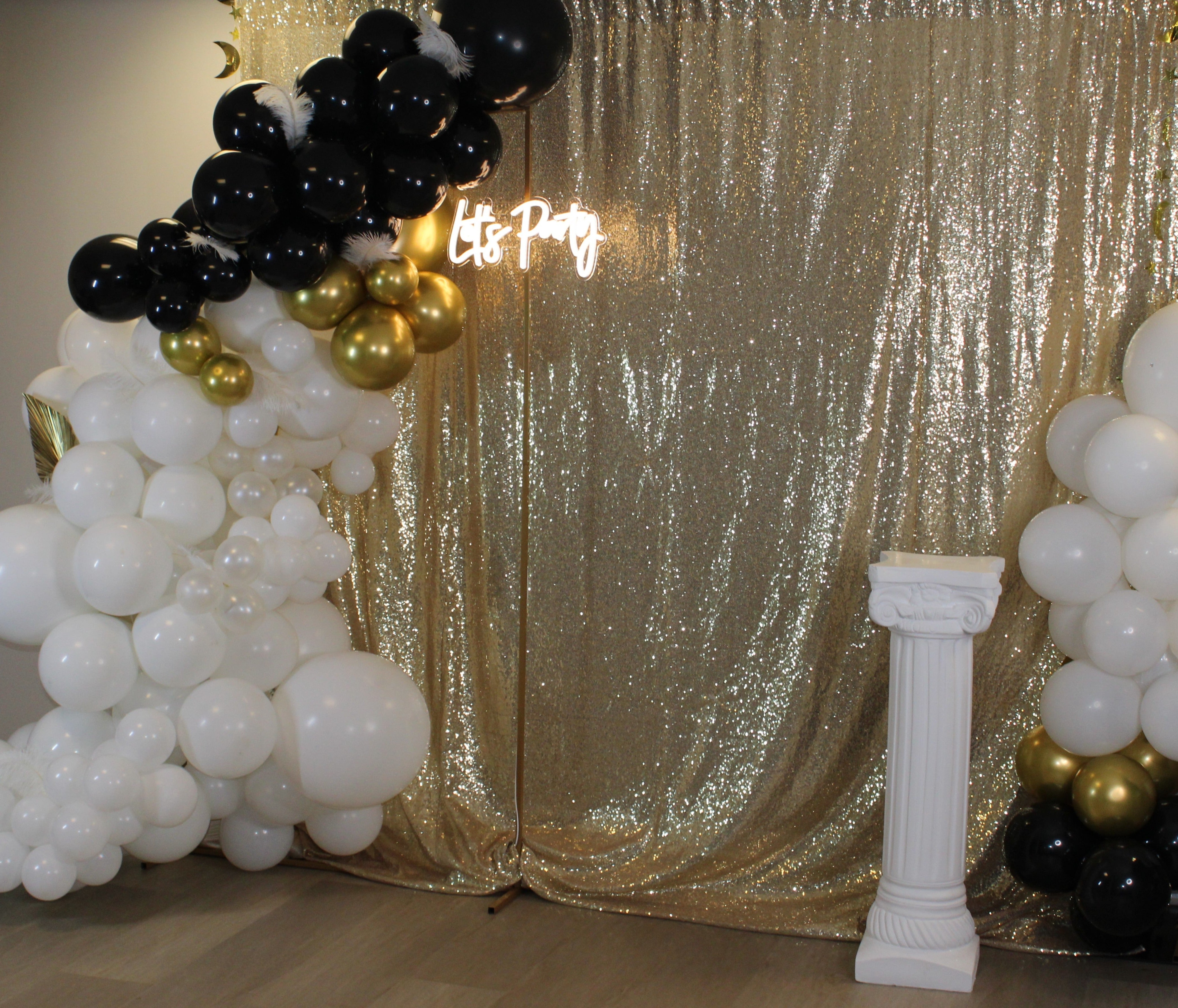 Balloon Arch - Balloon Garland - Backdrop Rental - Anniversary - Wedding -  Graduation Backdrop – Stelladora