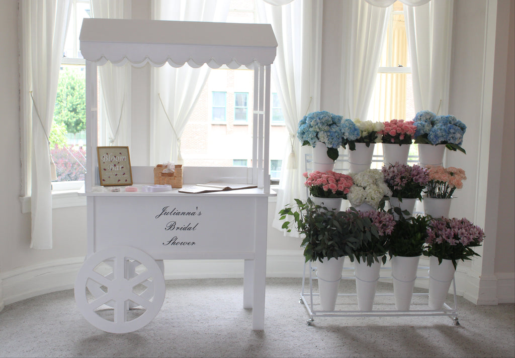 Flower Bar- Display Cart Rental - Bloom Bar- We Deliver and Set Up ...