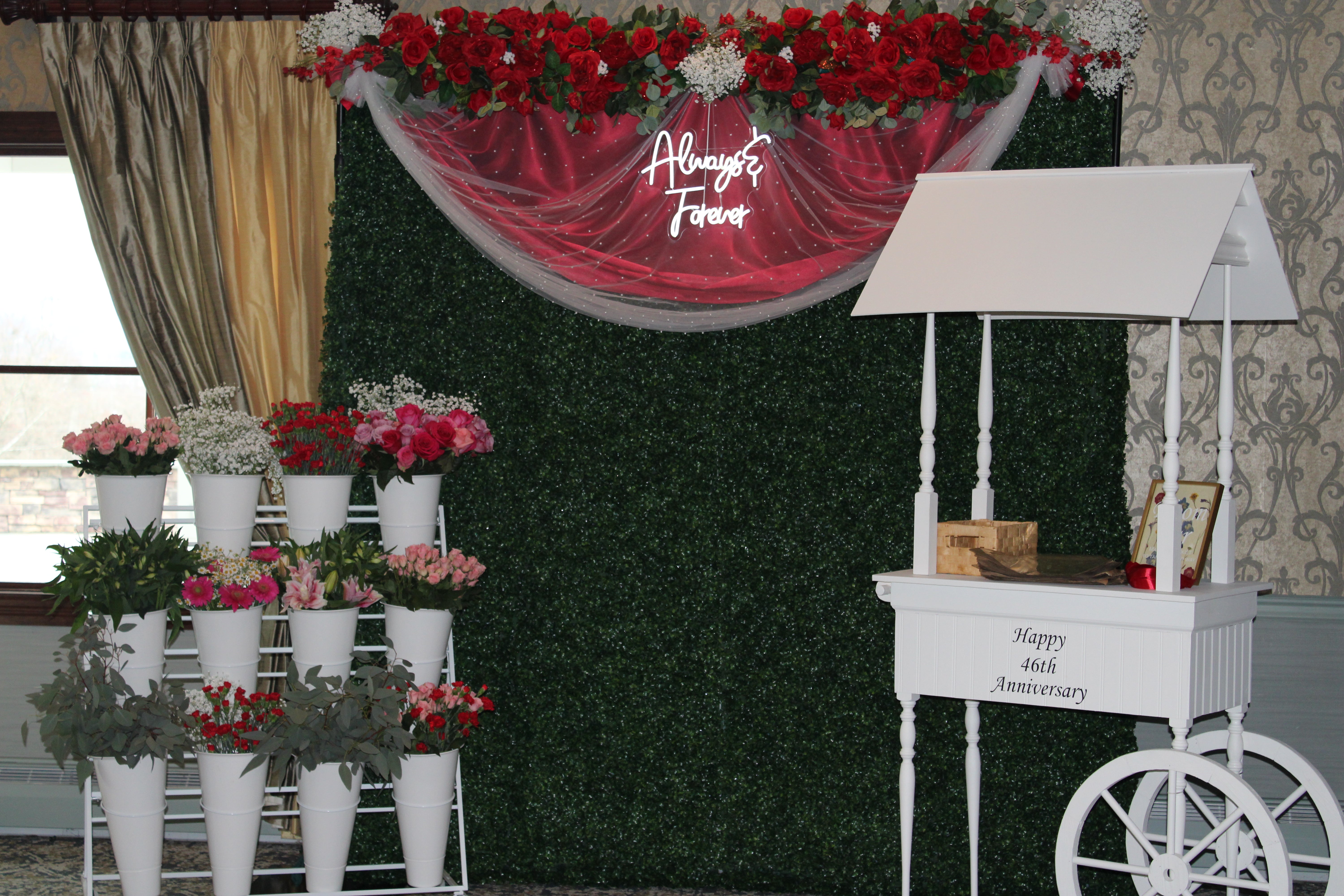 Flower Bloom Bar Rental Rva Flower Bar- Display Cart Rental - Bloom Bar- We Deliver and Set Up ...