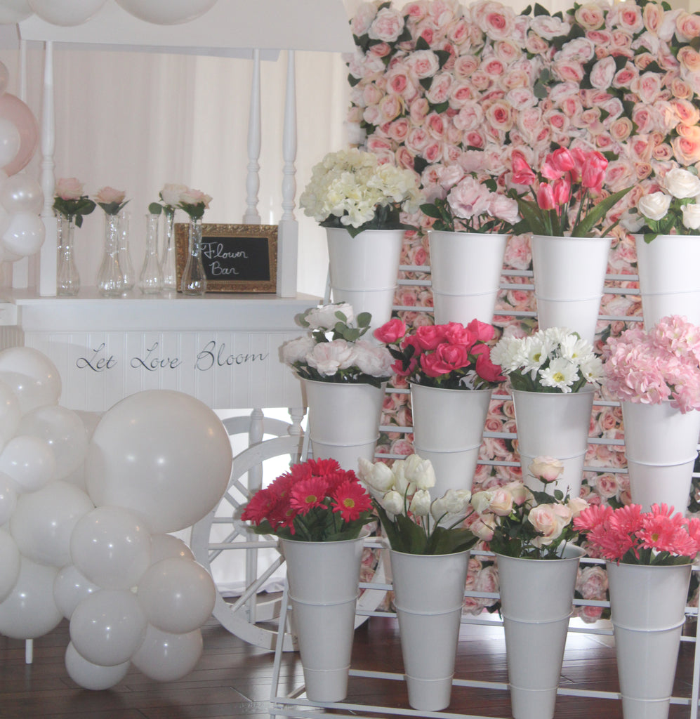 Flower Bloom Bar Rental Rva Flower Bar- Display Cart Rental - Bloom Bar- We Deliver and Set Up ...