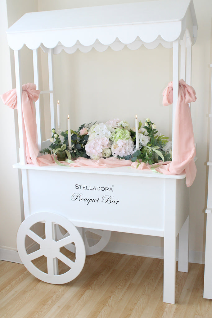 Flower Bloom Bar Rental Rva Flower Bar- Display Cart Rental - Bloom Bar- We Deliver and Set Up ...